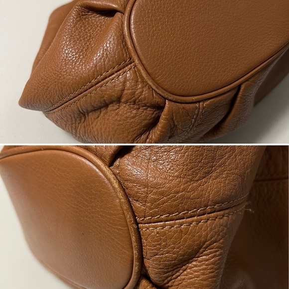 MICHAEL KORS Soft Pebbled Leather Ring Handle Bag - Picture 14 of 15